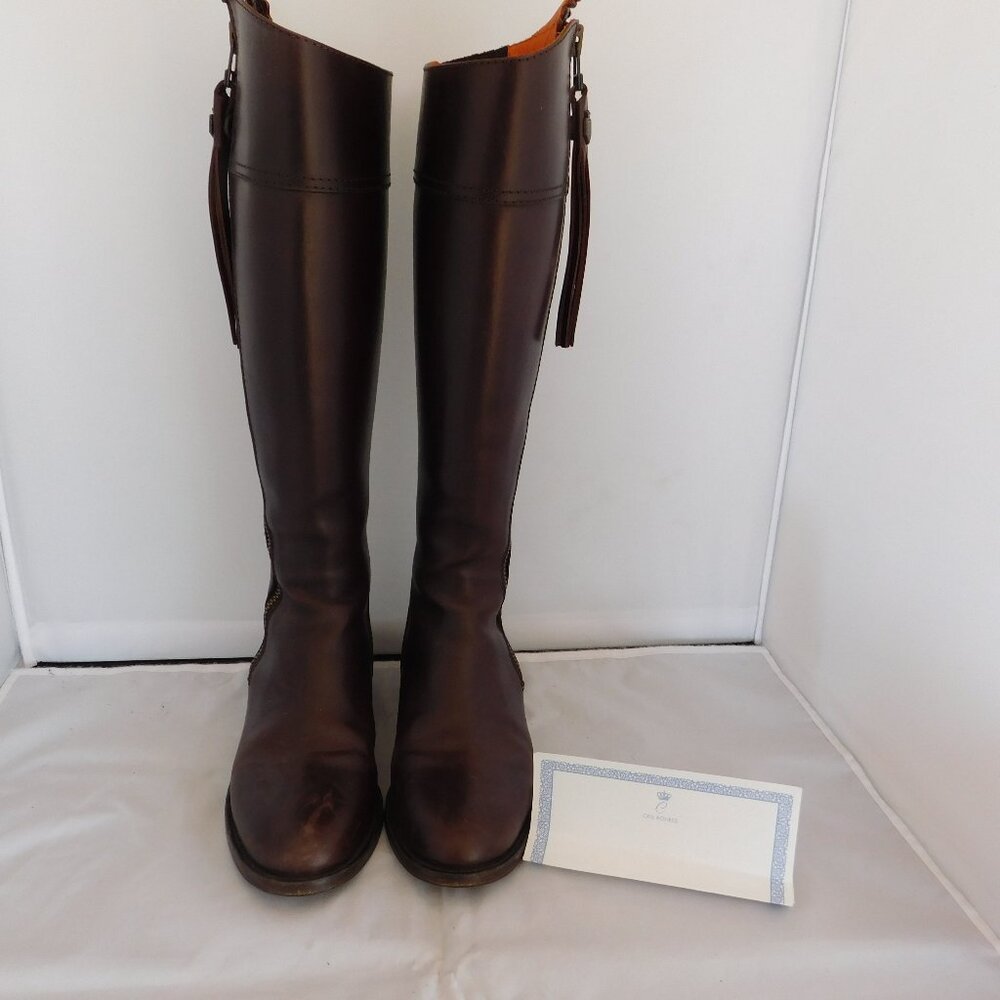 Fairfax & Favor Mahogany Regina boots